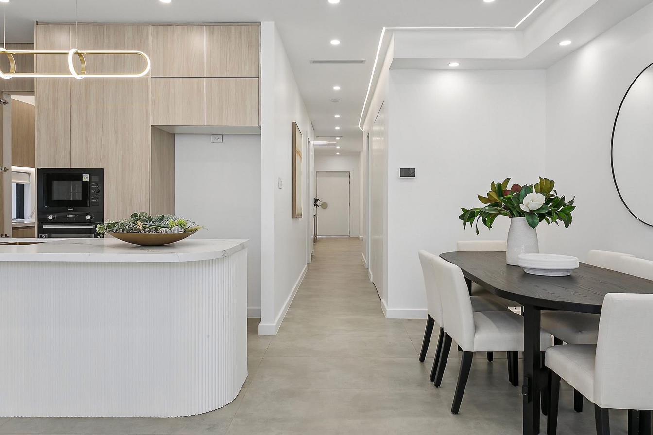 Open Living, Dining & Chevron Floors